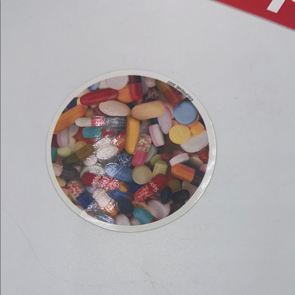 Supreme Red Sticker Set / New - Picture 6 of 11